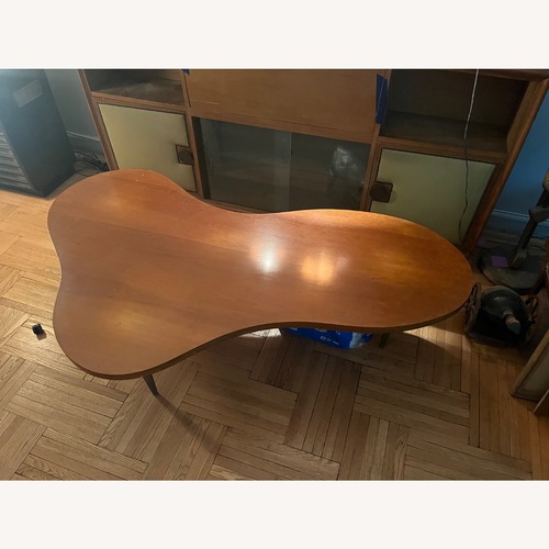 Used Vintage/Antique Dark Brown Wood Coffee Table for sale on AptDeco