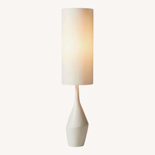 Used West Elm Asymmetrical White Floor Lamp for sale on AptDeco
