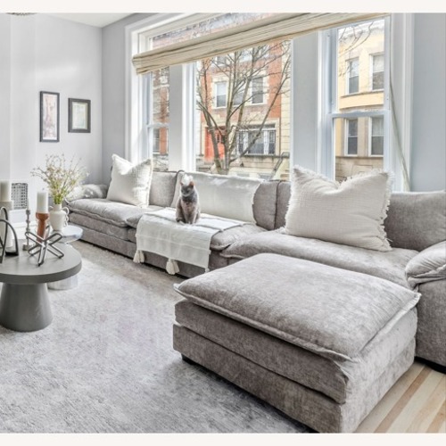 Used Homall 3-seat Cloud Couch L-shaped Sectional Sofa  for sale on AptDeco