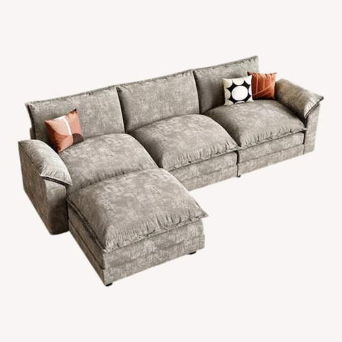 Used Homall 3-seat Cloud Couch L-shaped Sectional Sofa  for sale on AptDeco