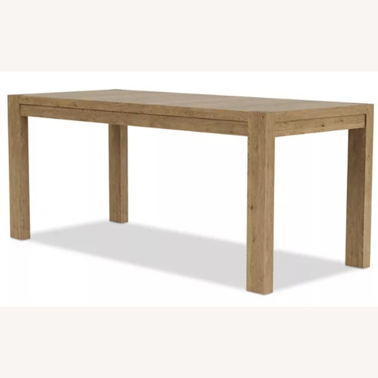 Dark Brown Wood Dining Table Set - image-1
