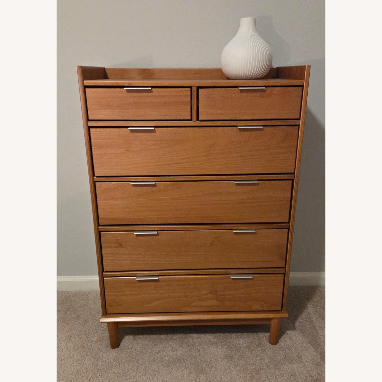 Gheorghe 6 Drawer 30" W Solid Wood Chest - image-2