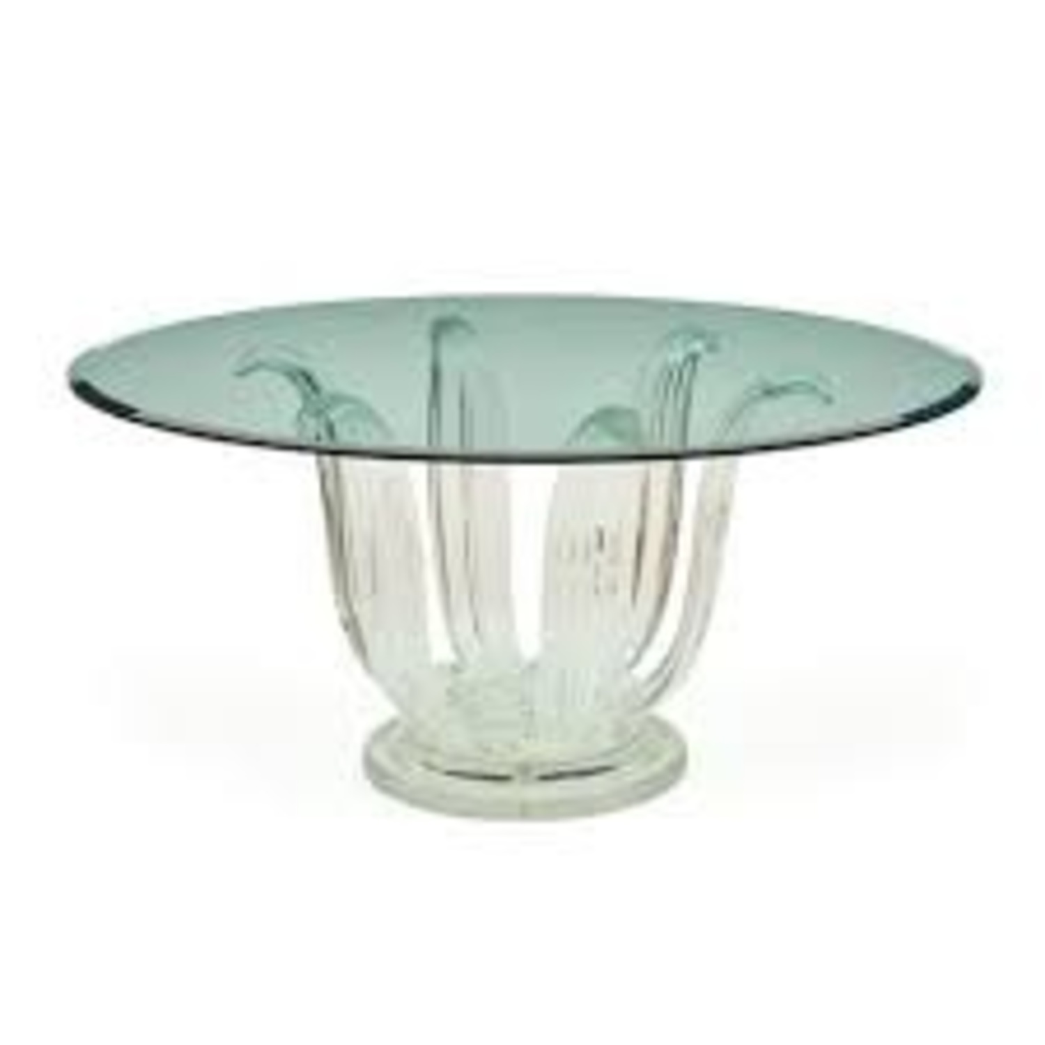 Lalique-Inspired Crystal/Acrylic Dining Table - image-12