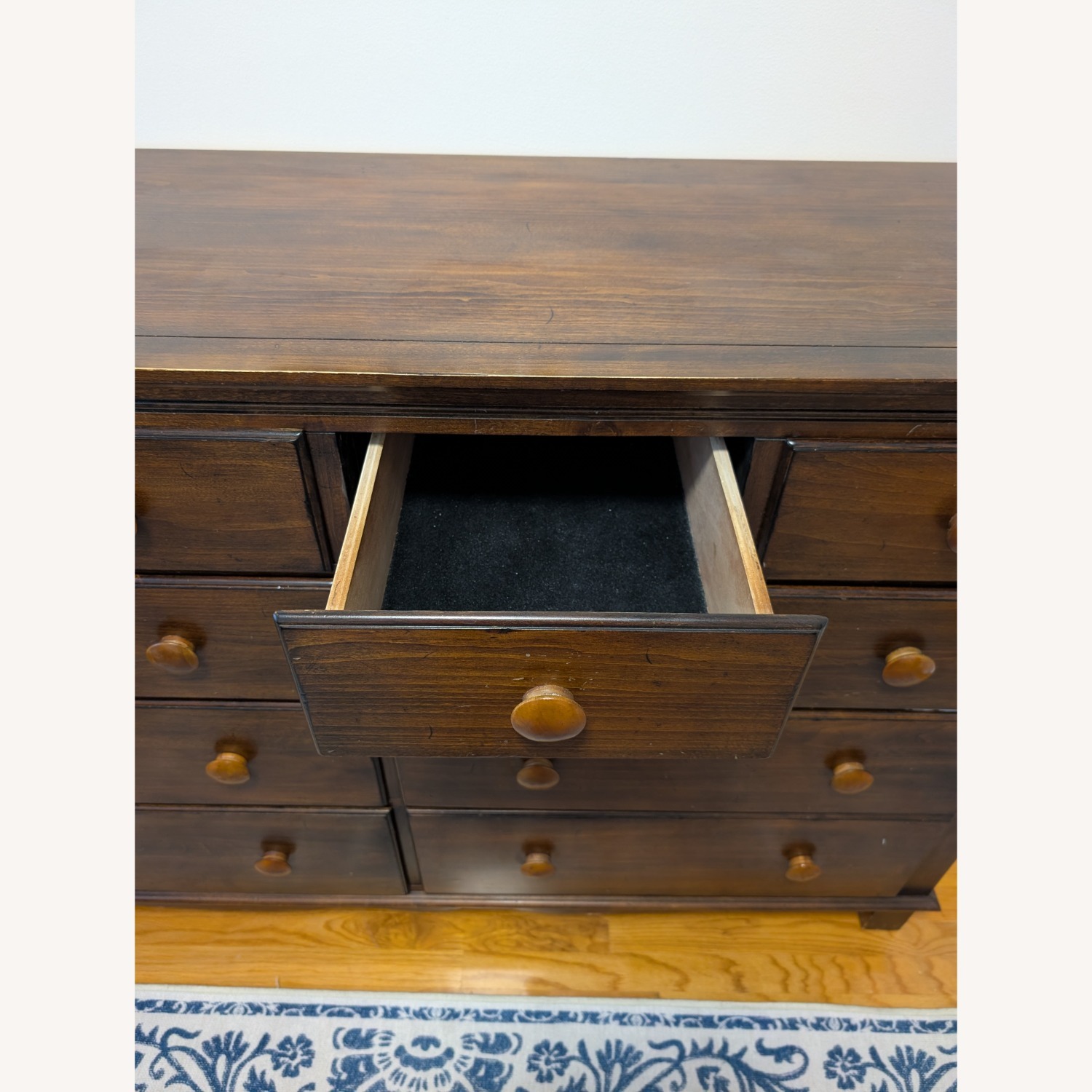 10 Drawer Brown Wooden Dresse - image-6