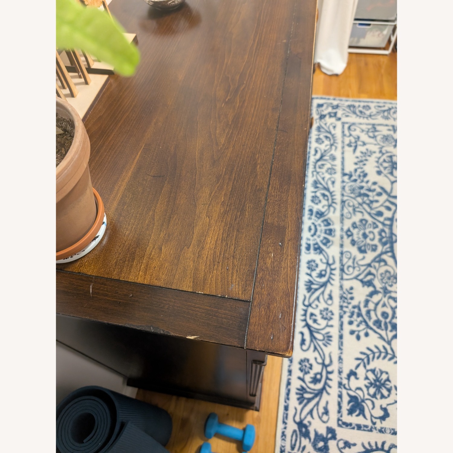 10 Drawer Brown Wooden Dresse - image-4