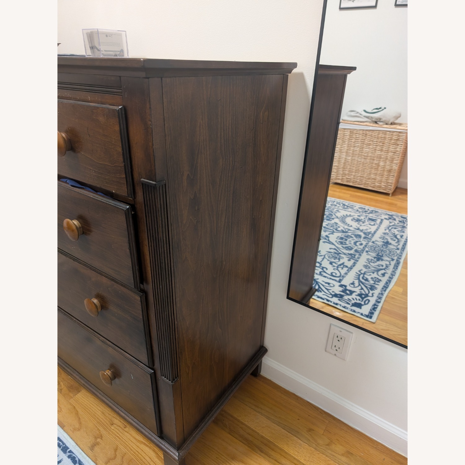 10 Drawer Brown Wooden Dresse - image-3
