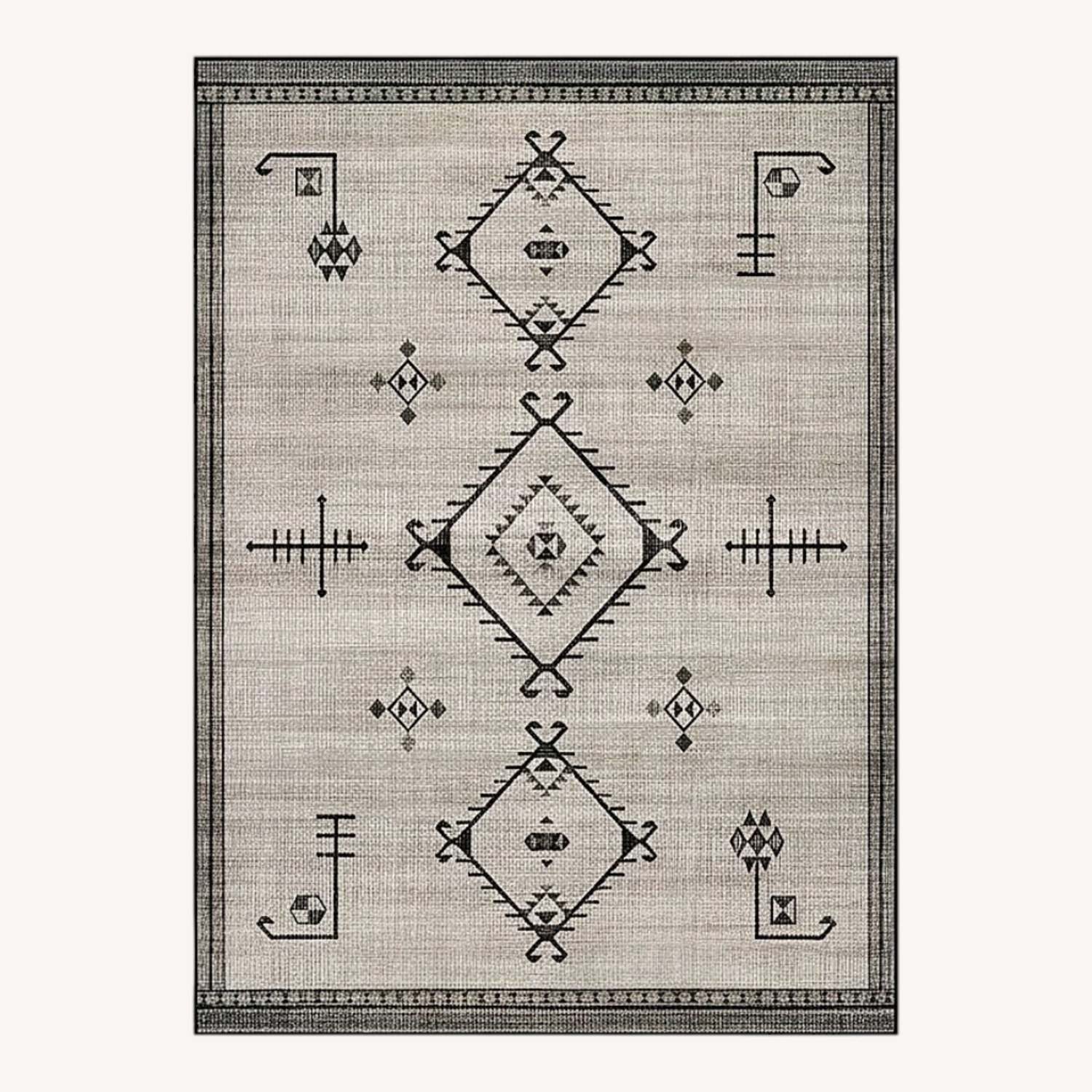 Ruggable Light Gray Area Rug 8' x 10' - image-0