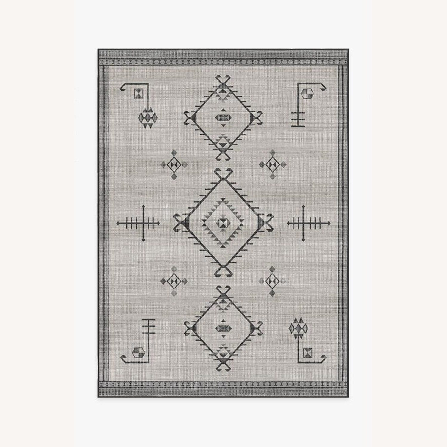 Ruggable Light Gray Area Rug 8' x 10' - image-1