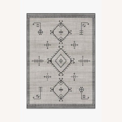 Used Ruggable Light Gray Area Rug 8' x 10' for sale on AptDeco