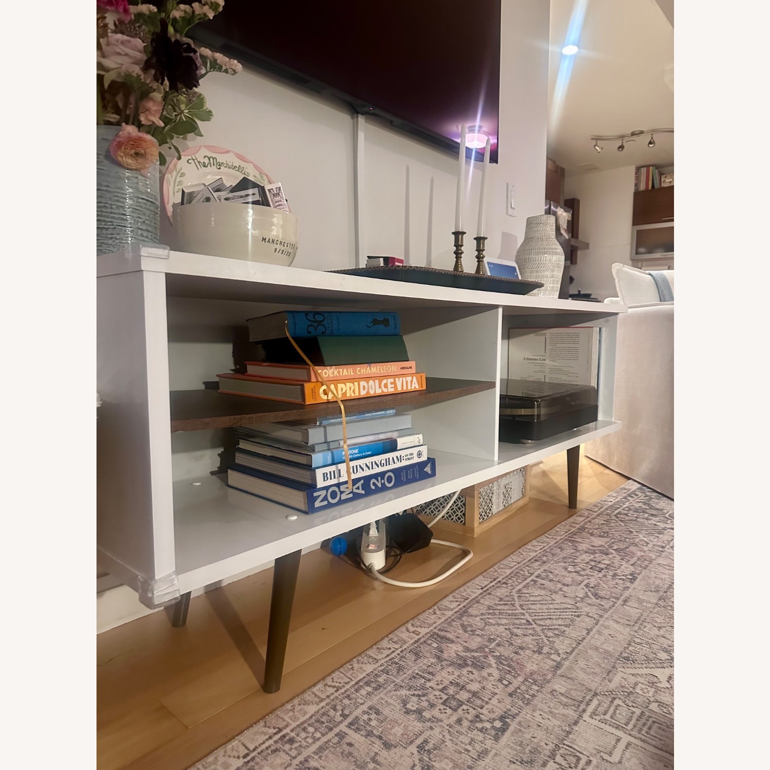 AllModern White TV Stand / Media Console - image-2