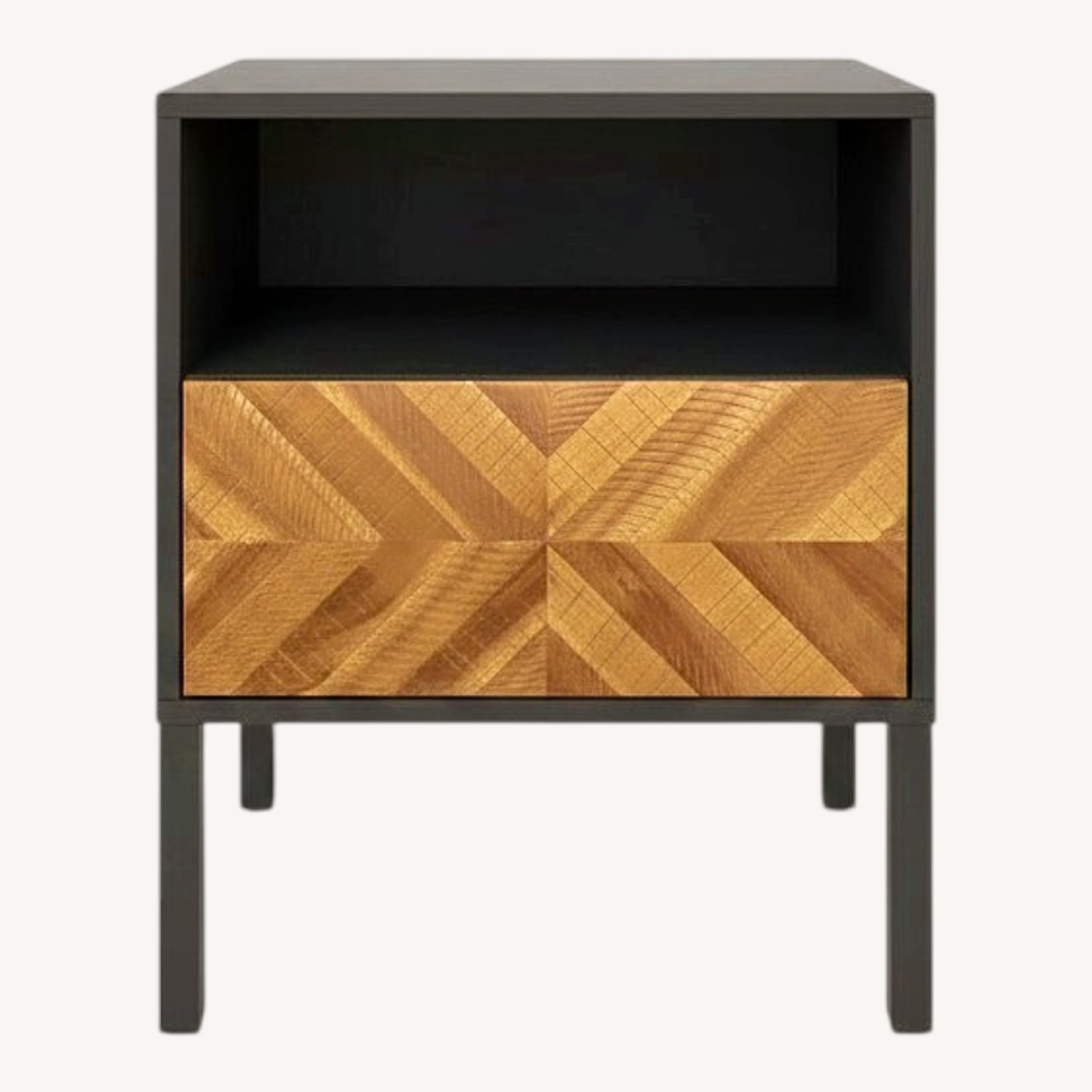 Vivian Nightstand With 1 Drawer – Acacia Wood - image-0