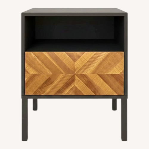 Used Vivian Nightstand With 1 Drawer – Acacia Wood for sale on AptDeco