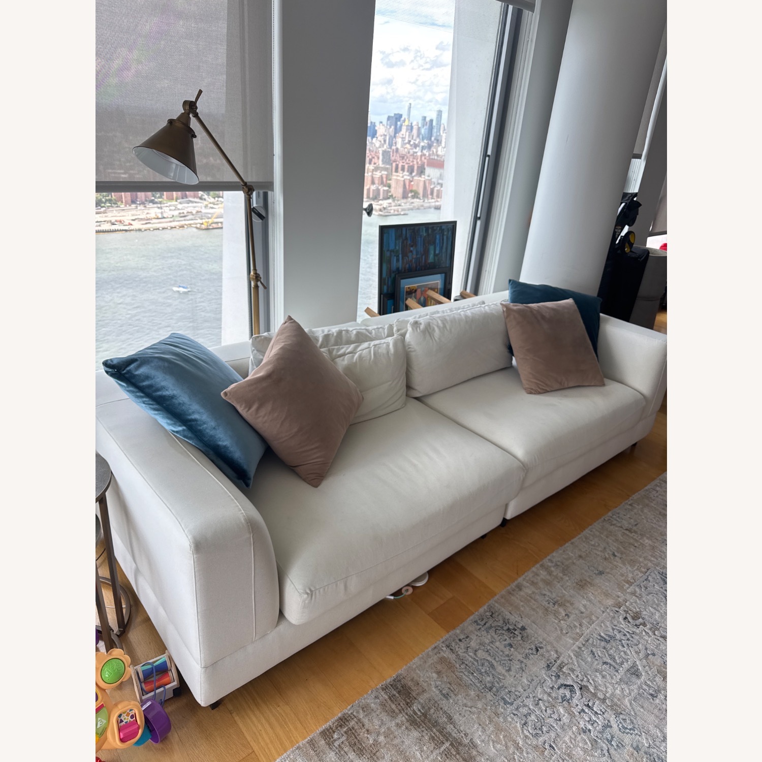 Rove Concepts Antonio White 2 Piece Sectional - image-3