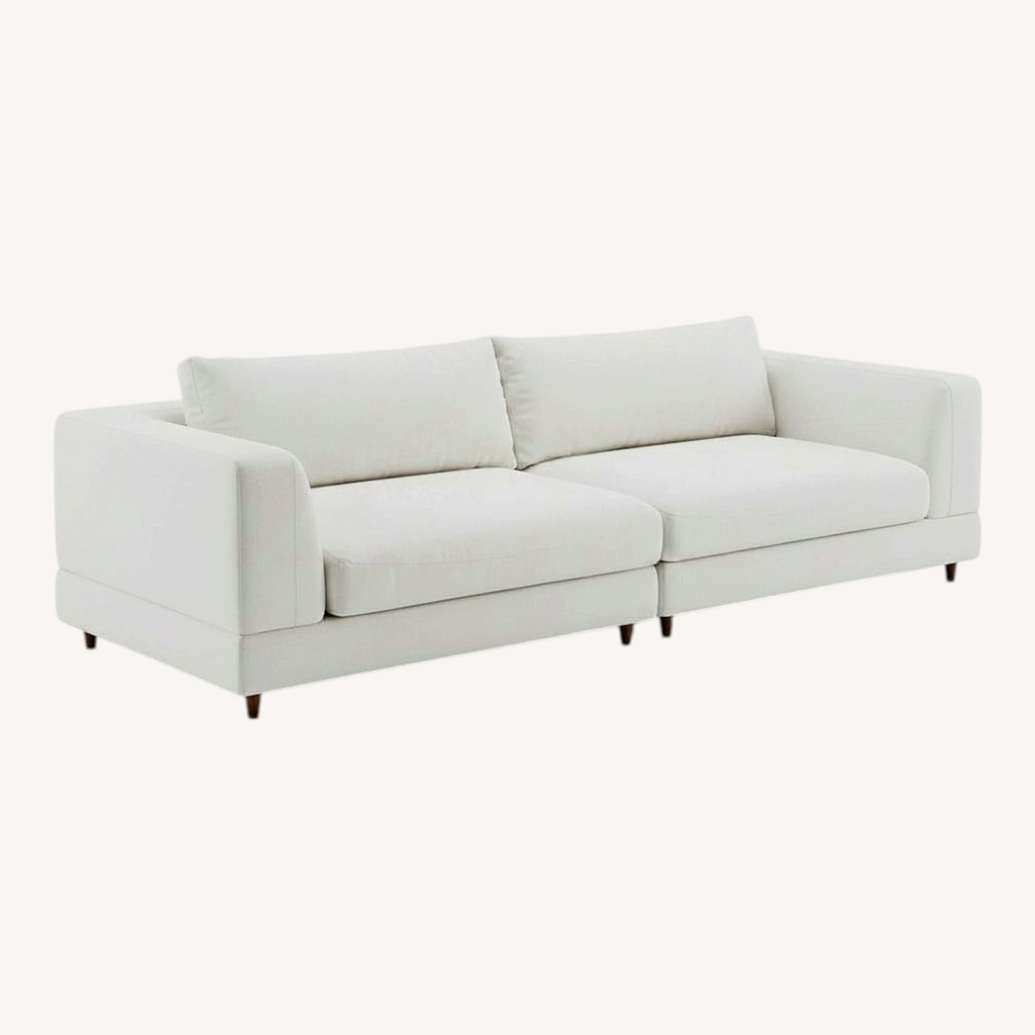 Rove Concepts Antonio White 2 Piece Sectional - image-0