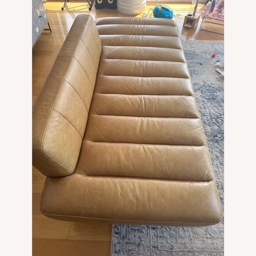 Used Arhaus Lansing Leather Daybed — Metro Brown for sale on AptDeco