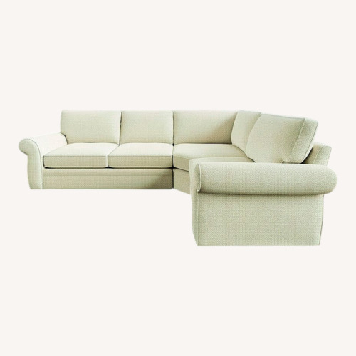 Used Pottery Barn Rolled Arm Pearce Sectional for sale on AptDeco