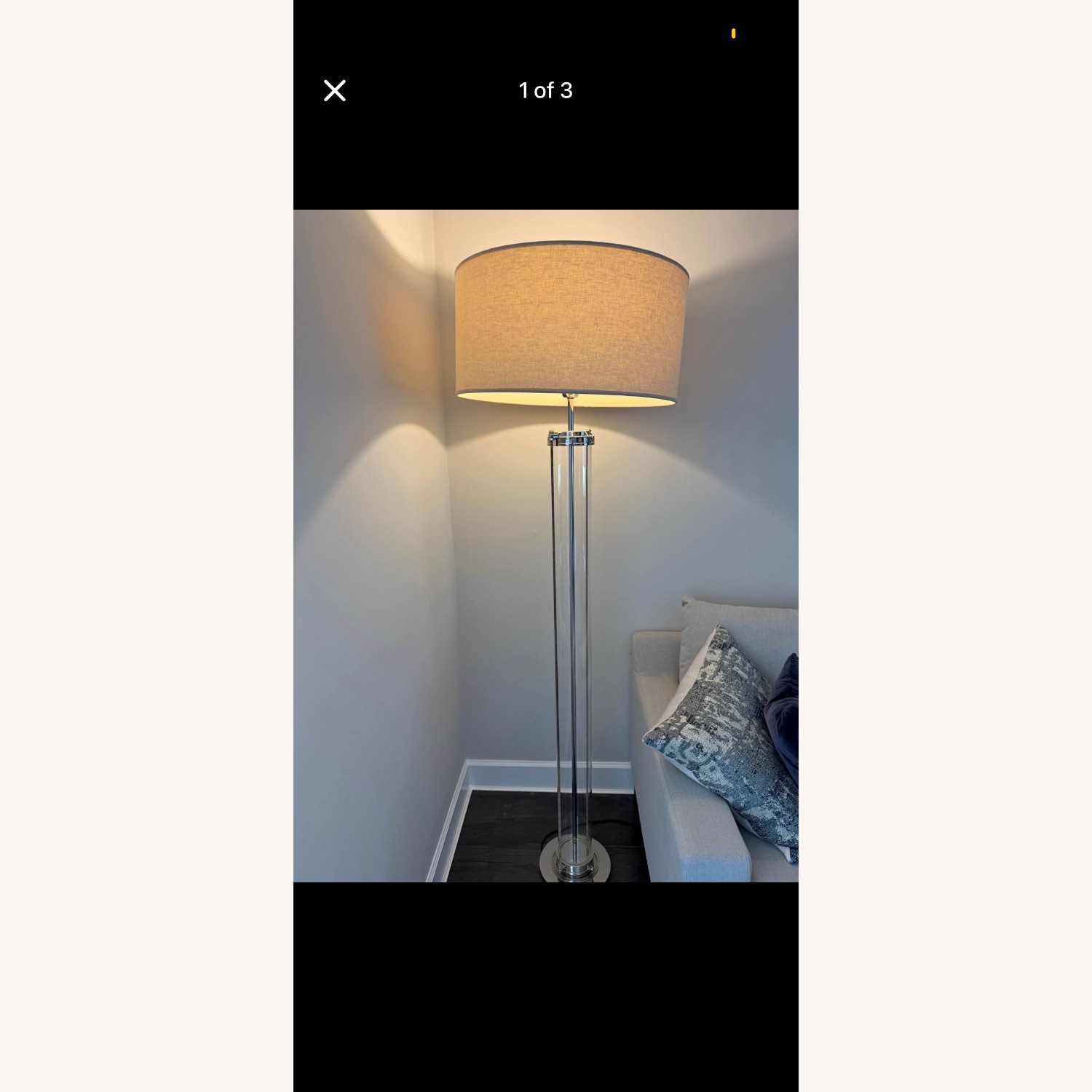 Restoration Hardware French Column Lamp - image-1