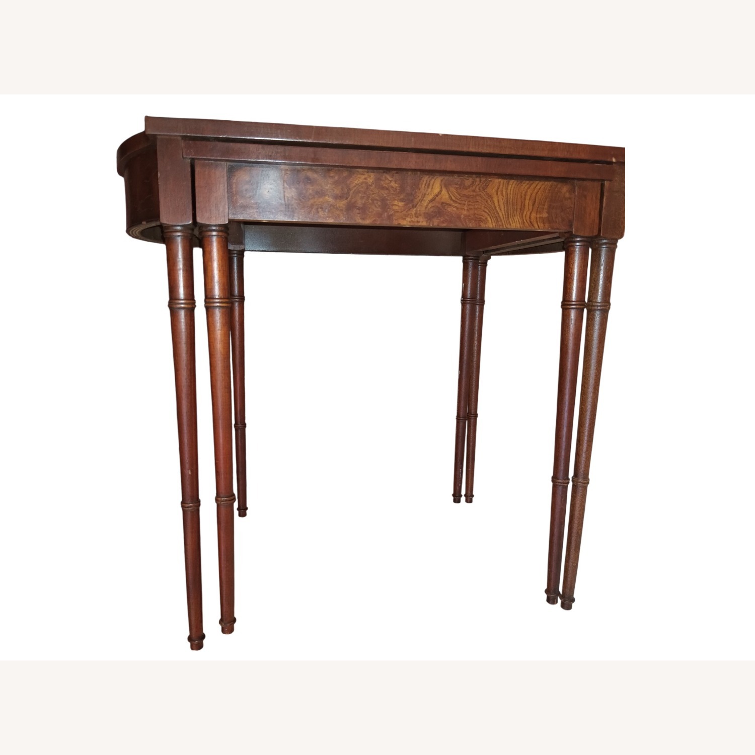 Vintage/Antique Finds Dark Brown Wood Side Table - image-5