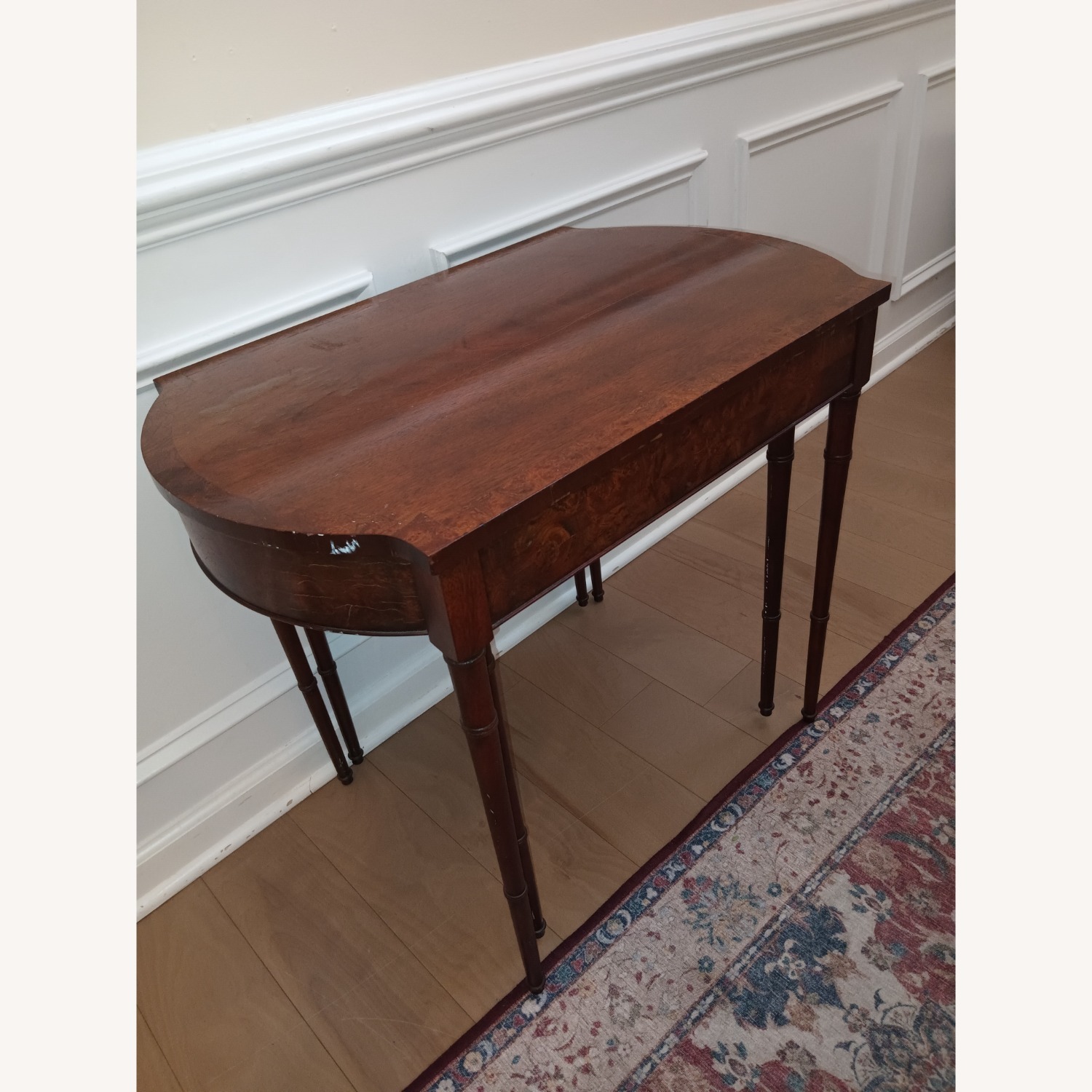 Vintage/Antique Finds Dark Brown Wood Side Table - image-6