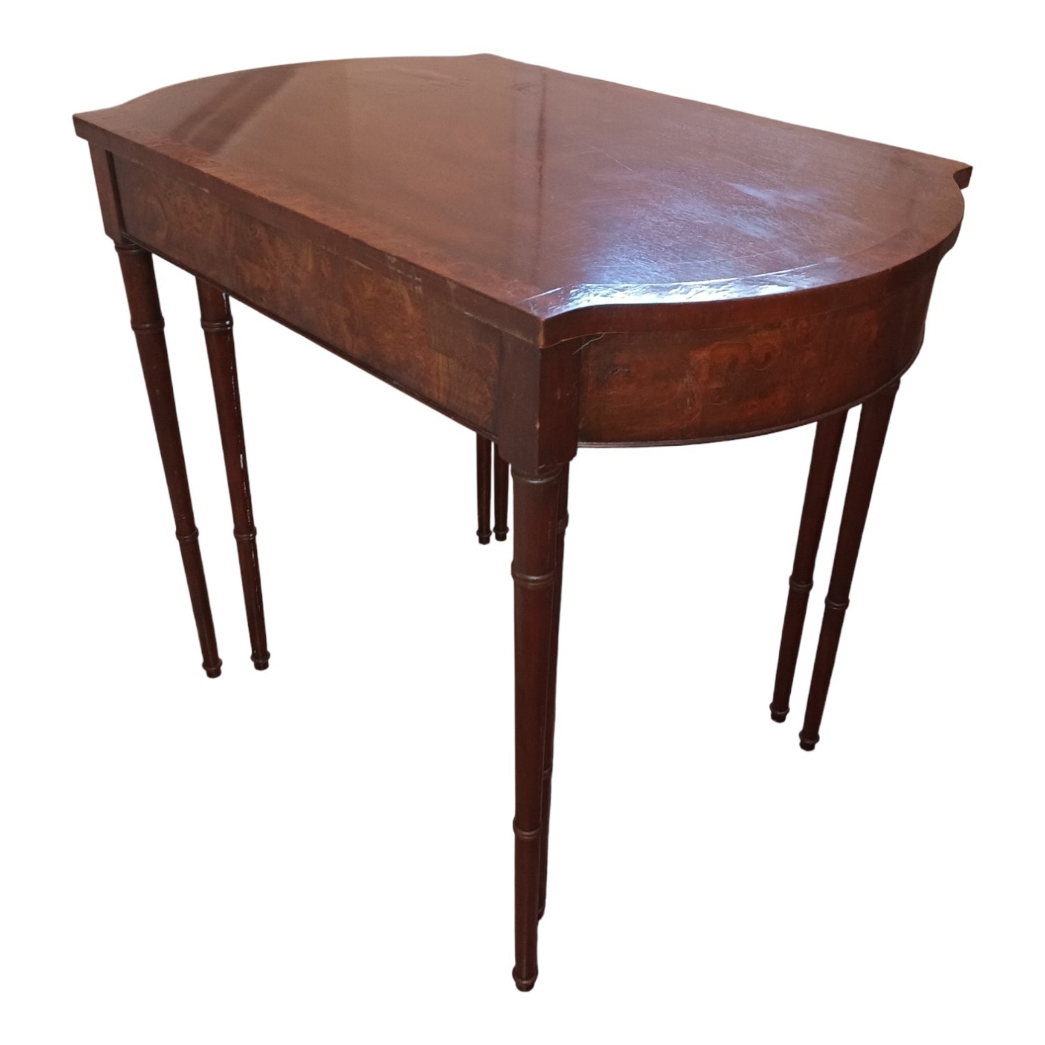Vintage/Antique Finds Dark Brown Wood Side Table - image-4