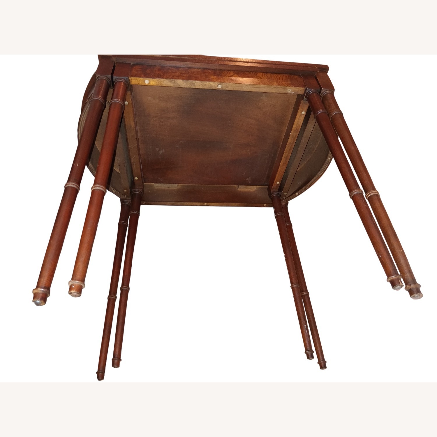 Vintage/Antique Finds Dark Brown Wood Side Table - image-2