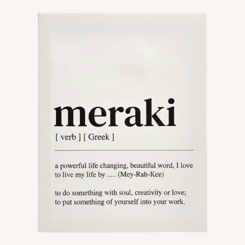 Used Meraki Canvas Reprint Wall Art for sale on AptDeco