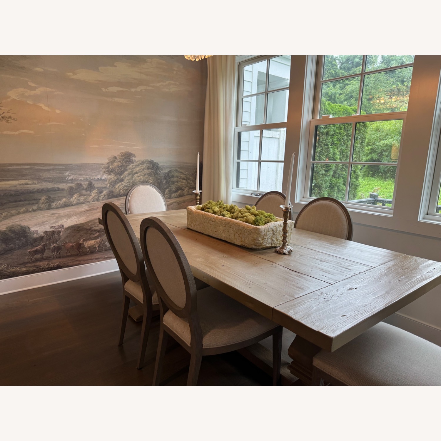 Restoration Hardware Wood Dining Table - image-1