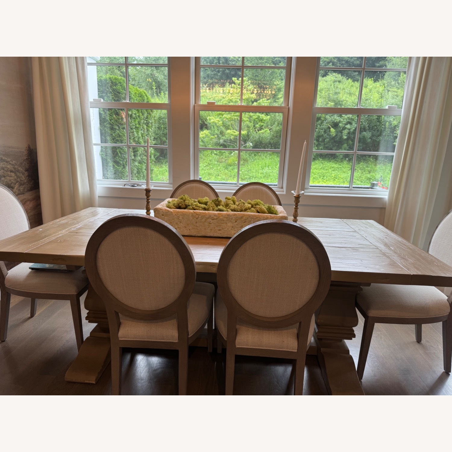 Restoration Hardware Wood Dining Table - image-2