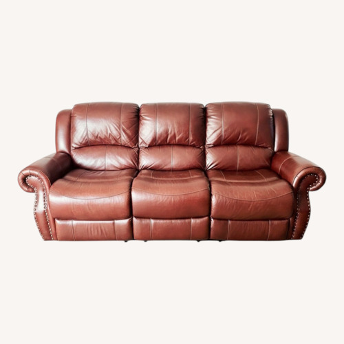 Used Recliner Leather Sofa for sale on AptDeco