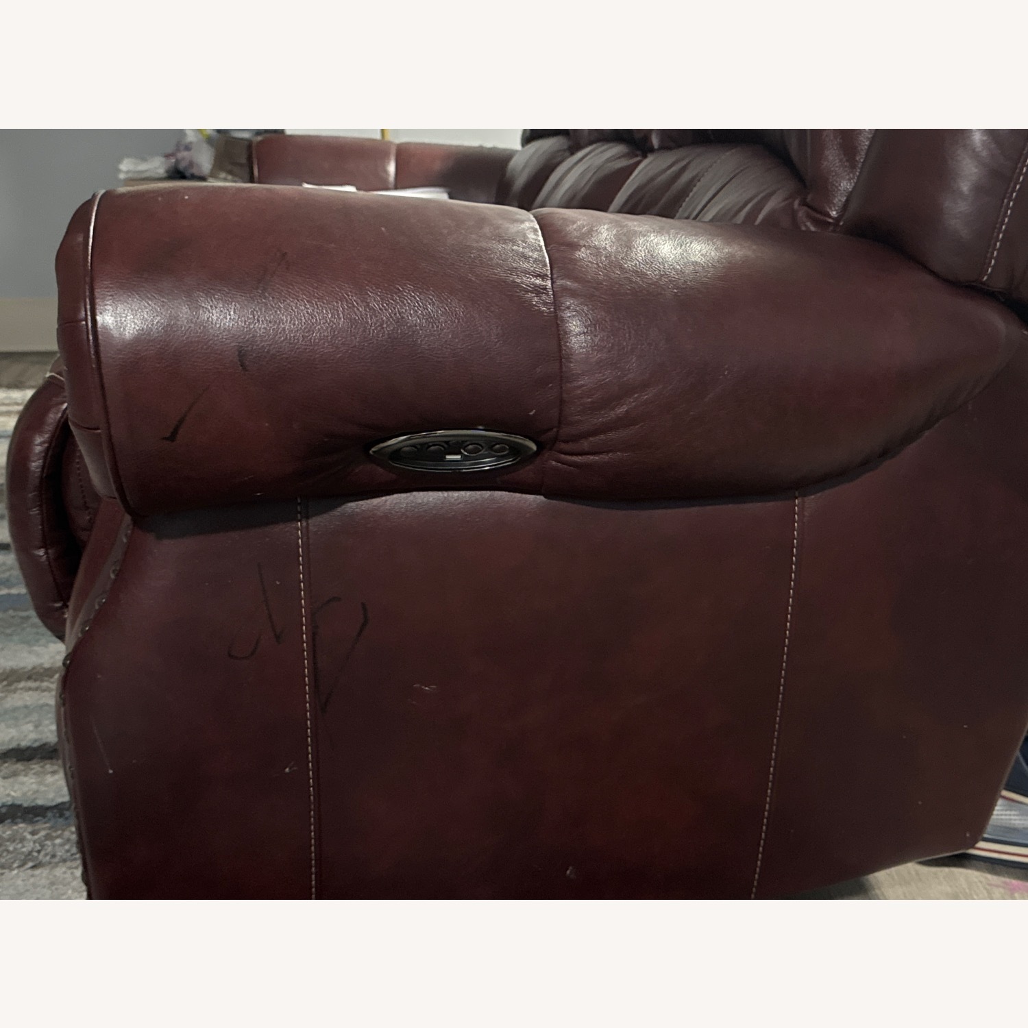 Recliner Leather Sofa - image-4