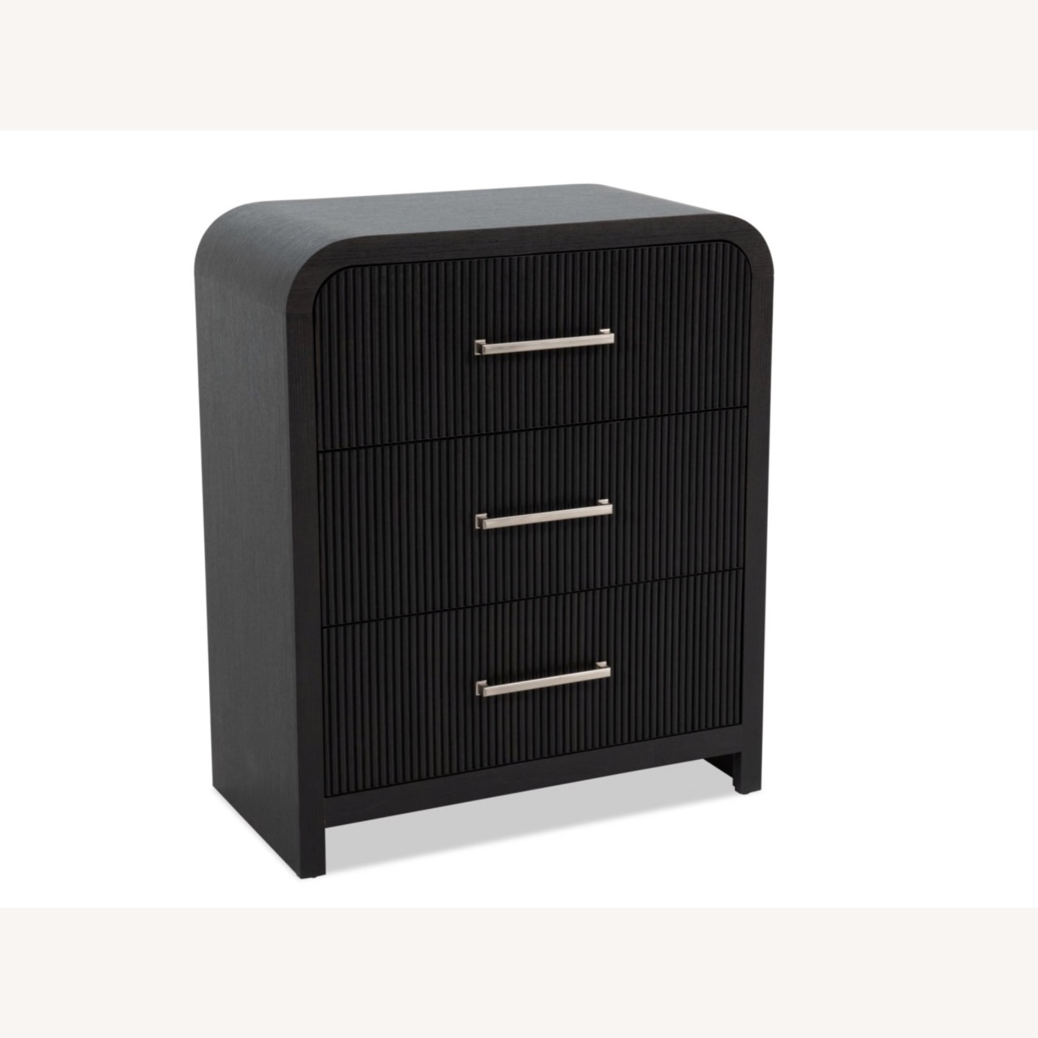 Bob's Discount Furniture Cascade Black 3 Drawer Chest - image-3