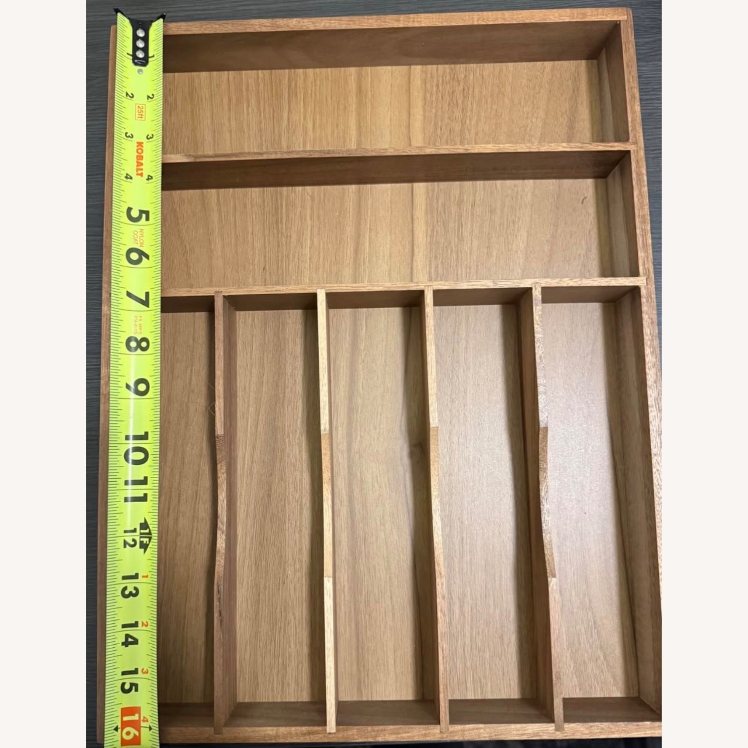 Wooden Silverware Drawer Organizer - image-2