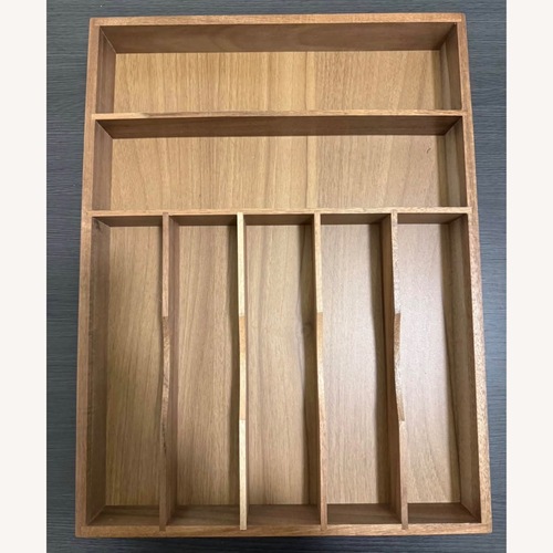 Used Wooden Silverware Drawer Organizer for sale on AptDeco