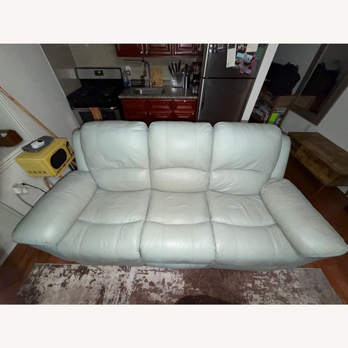 Used Leather Recliner Sofa for sale on AptDeco