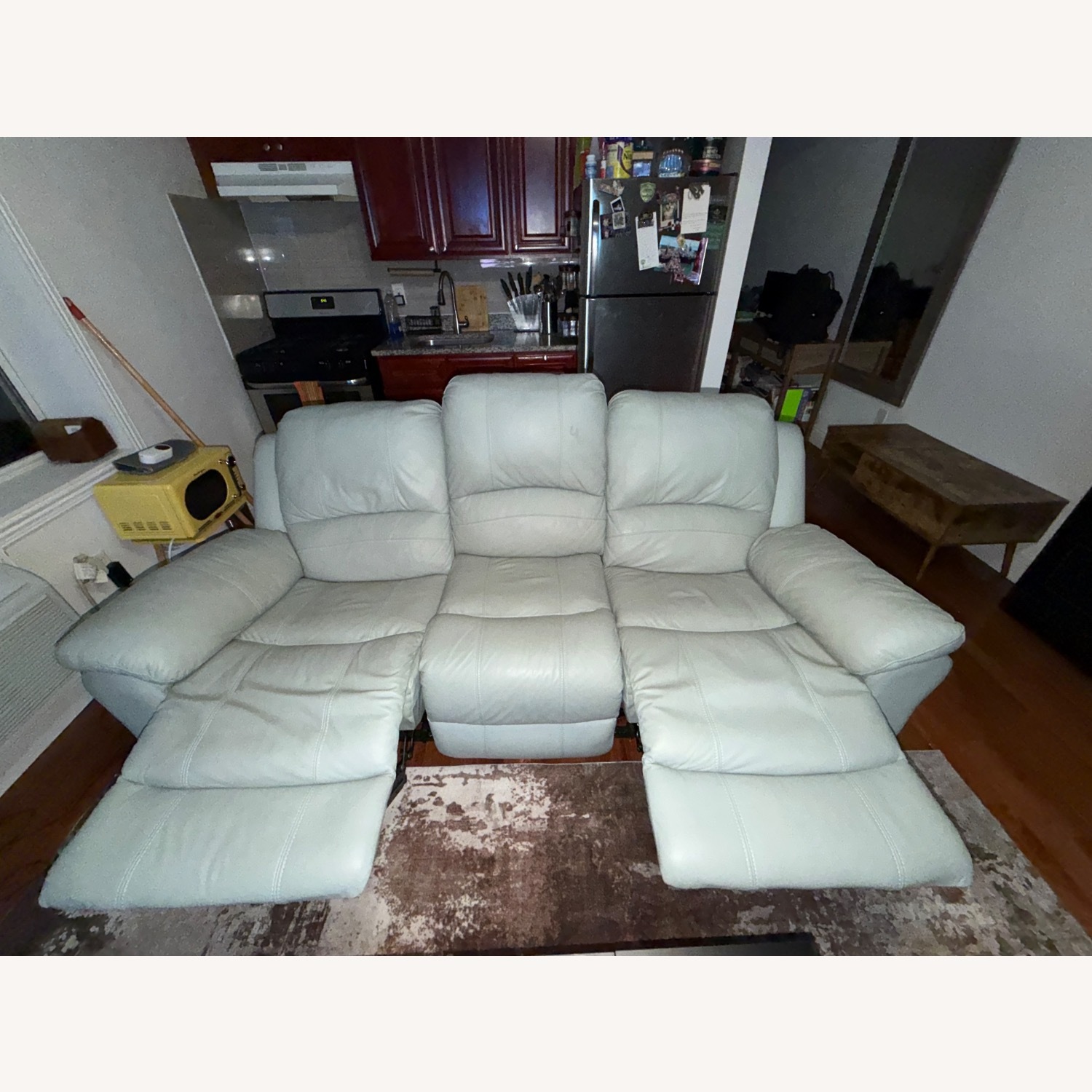 Leather Recliner Sofa - image-4