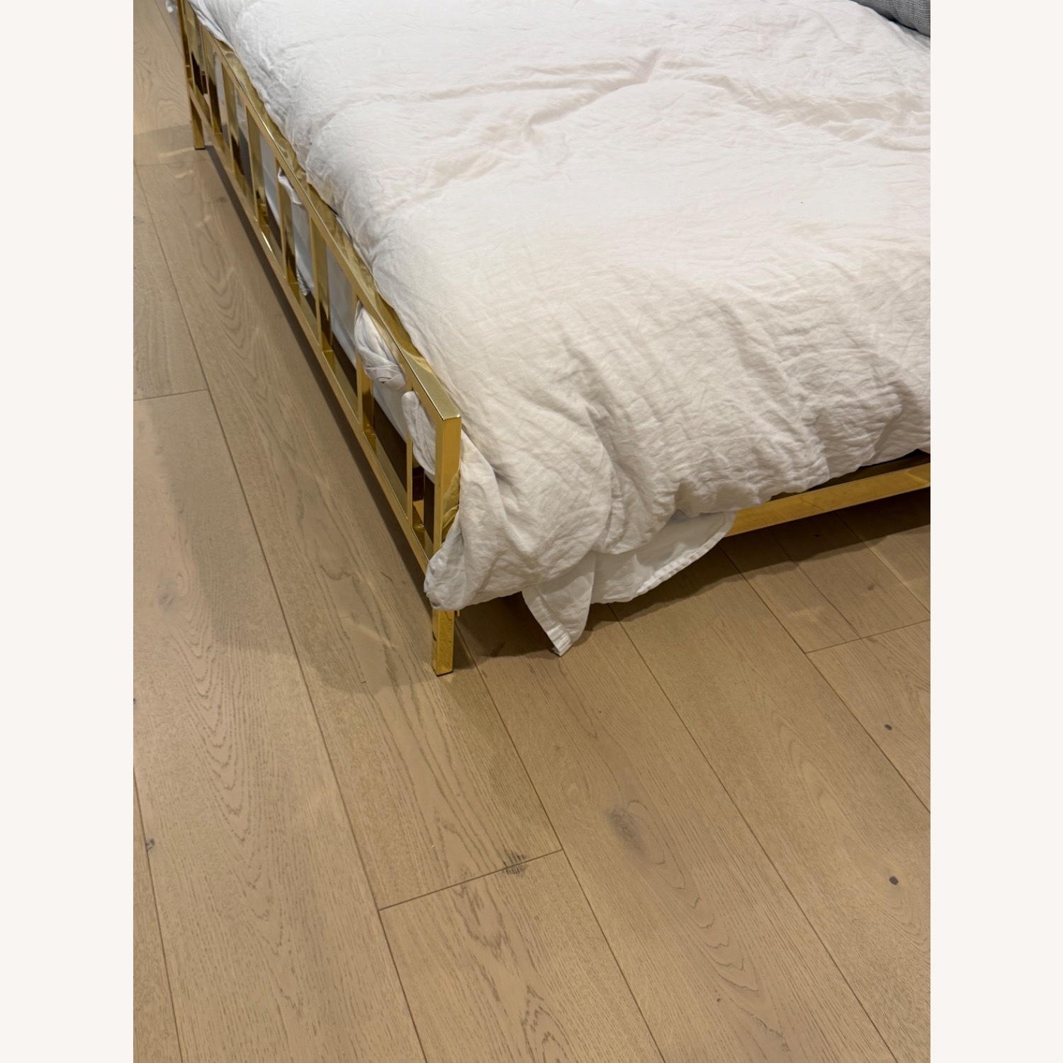 CB2 Alchemy Brass Bed King  - image-3