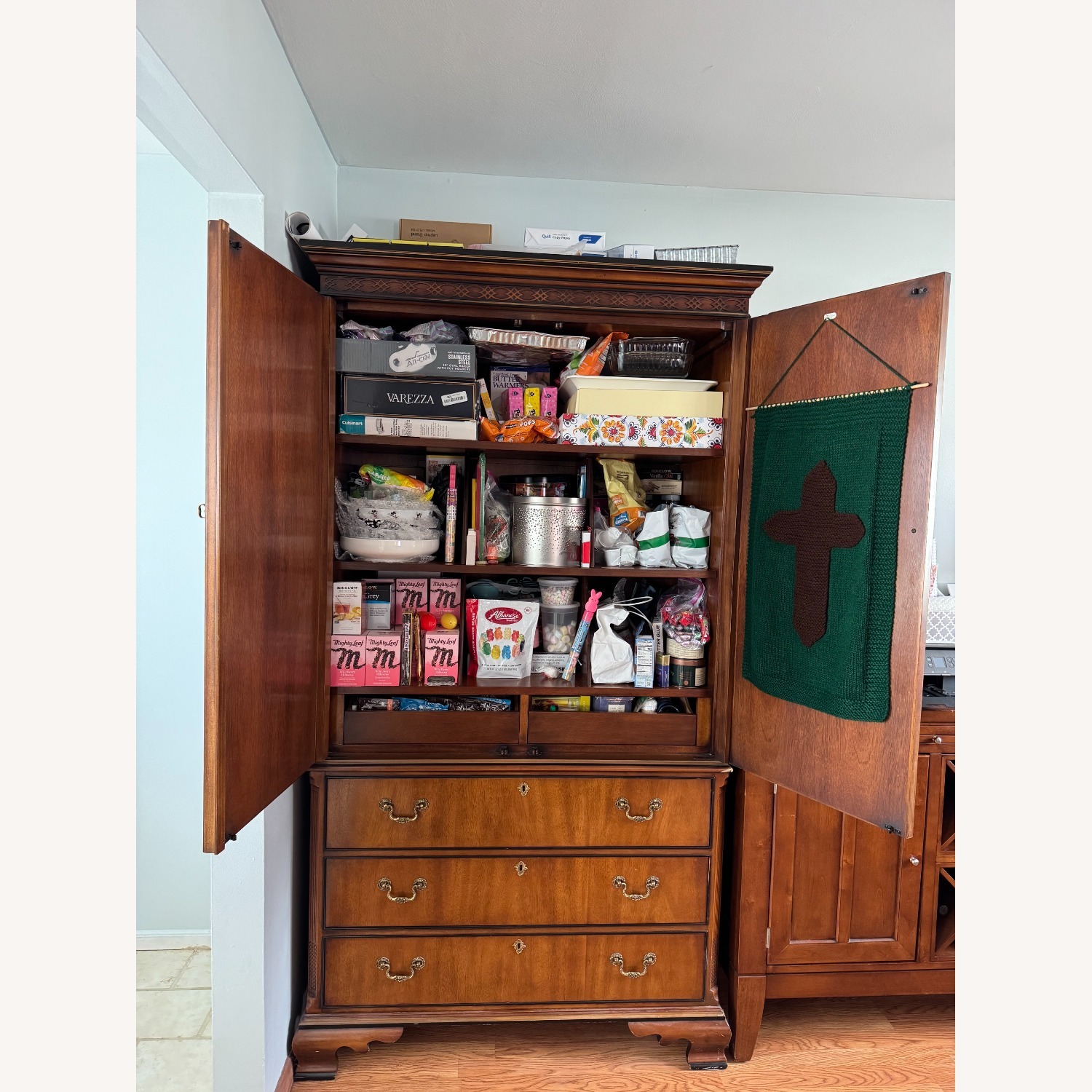 Drexel Heritage Solid Mahogany Armoire - image-4