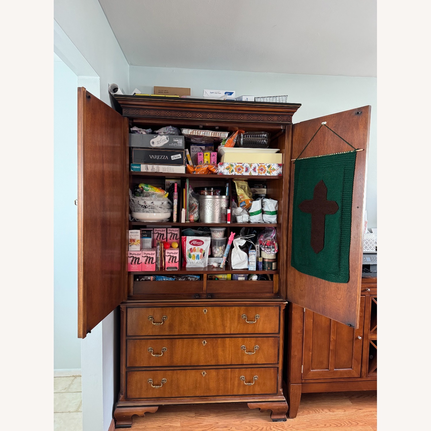 Drexel Heritage Solid Mahogany Armoire - image-5