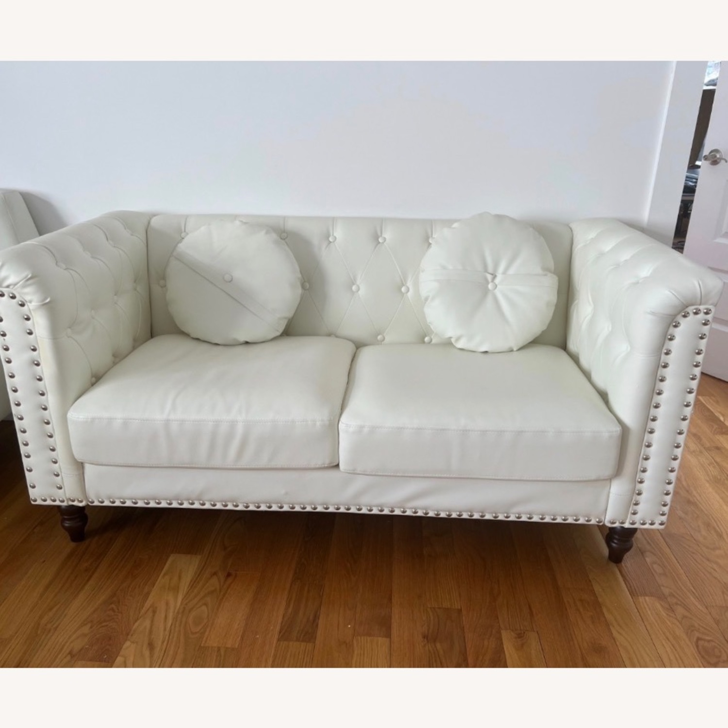 Gorney 64.17'' Faux Leather Sofa - image-1