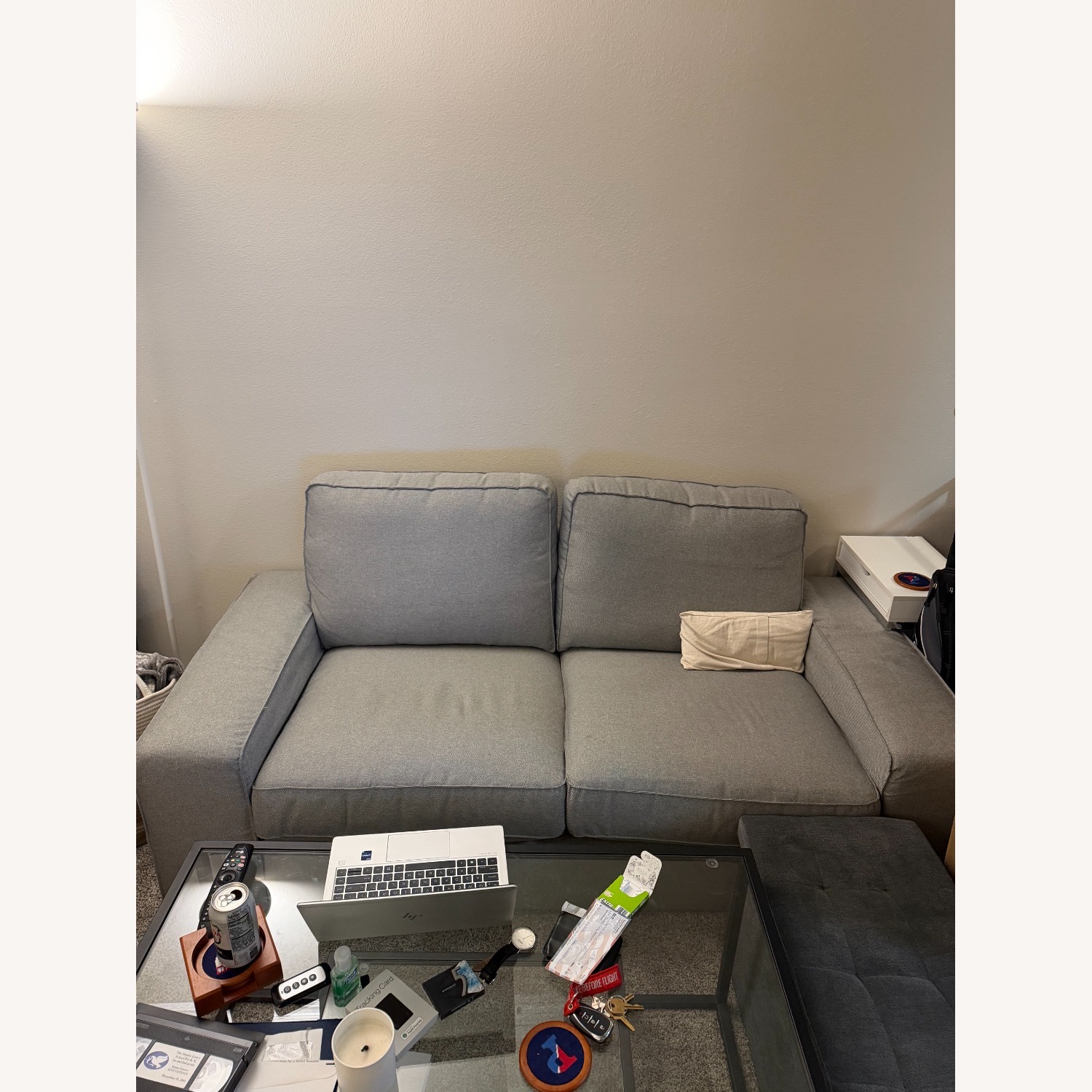 IKEA KIVIK Gray Sofa - image-1