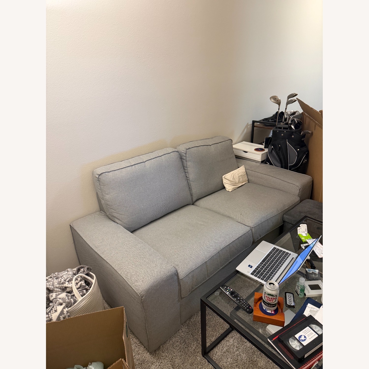 IKEA KIVIK Gray Sofa - image-2