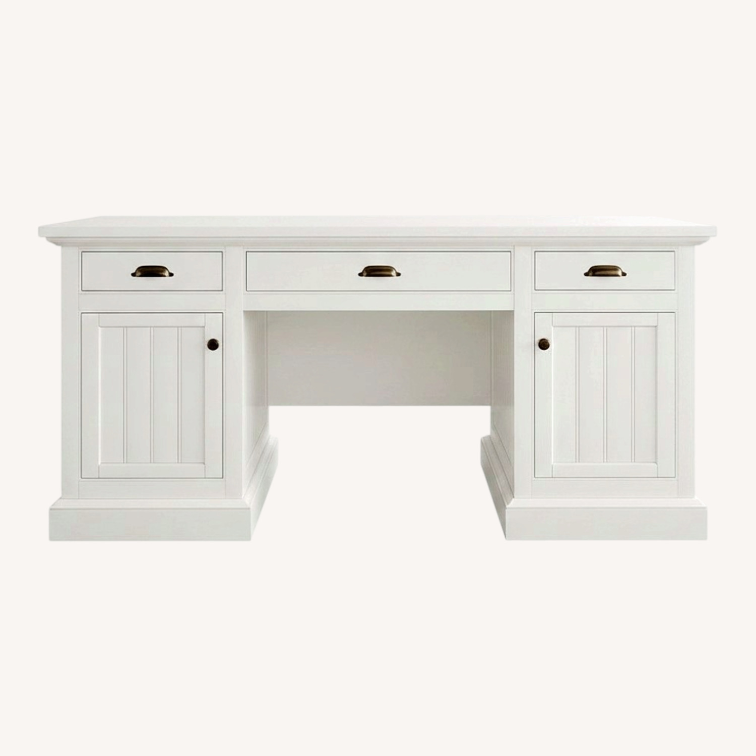Jocisland White Wood Desk - image-0