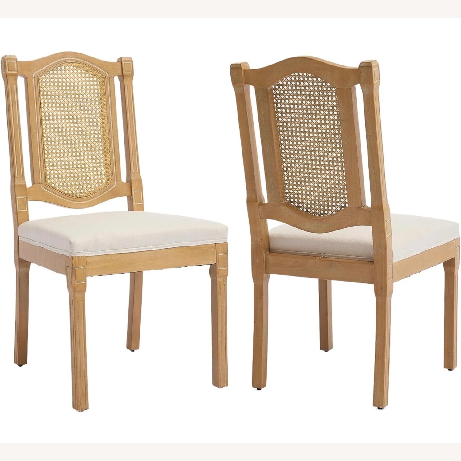 OVENTA Natural Wood Dining Chair - image-2