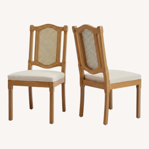 Used OVENTA Natural Wood Dining Chair for sale on AptDeco