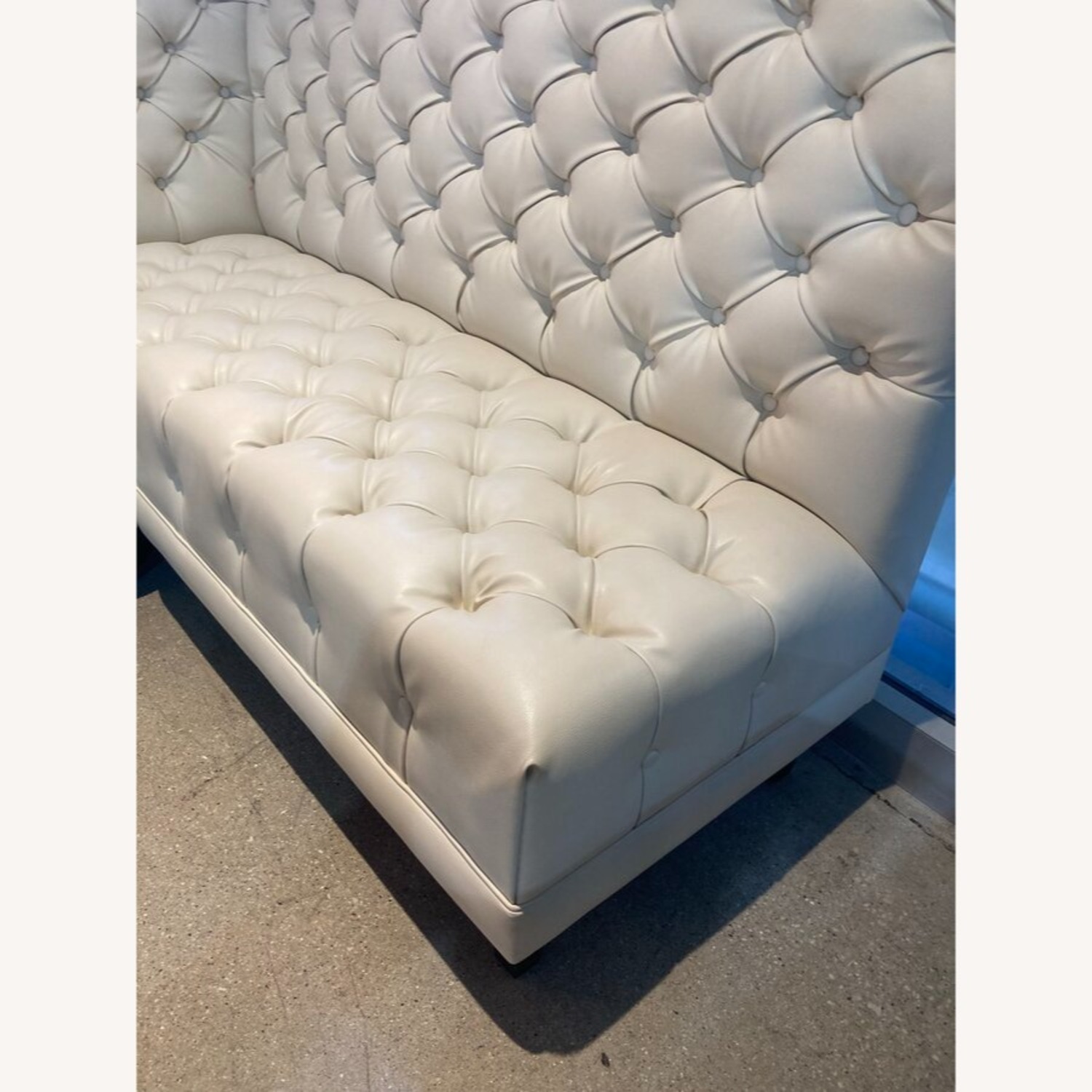 3pc Custom Tufted Leather Banquette Furniture - image-6