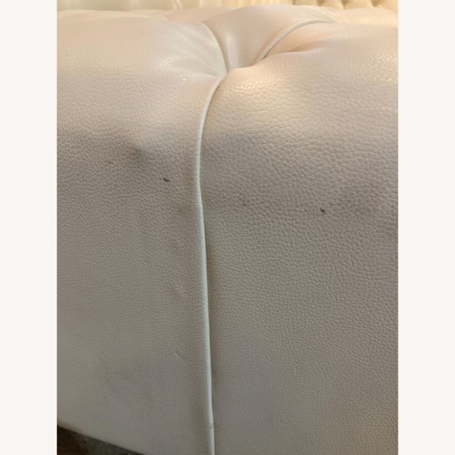 3pc Custom Tufted Leather Banquette Furniture - image-7
