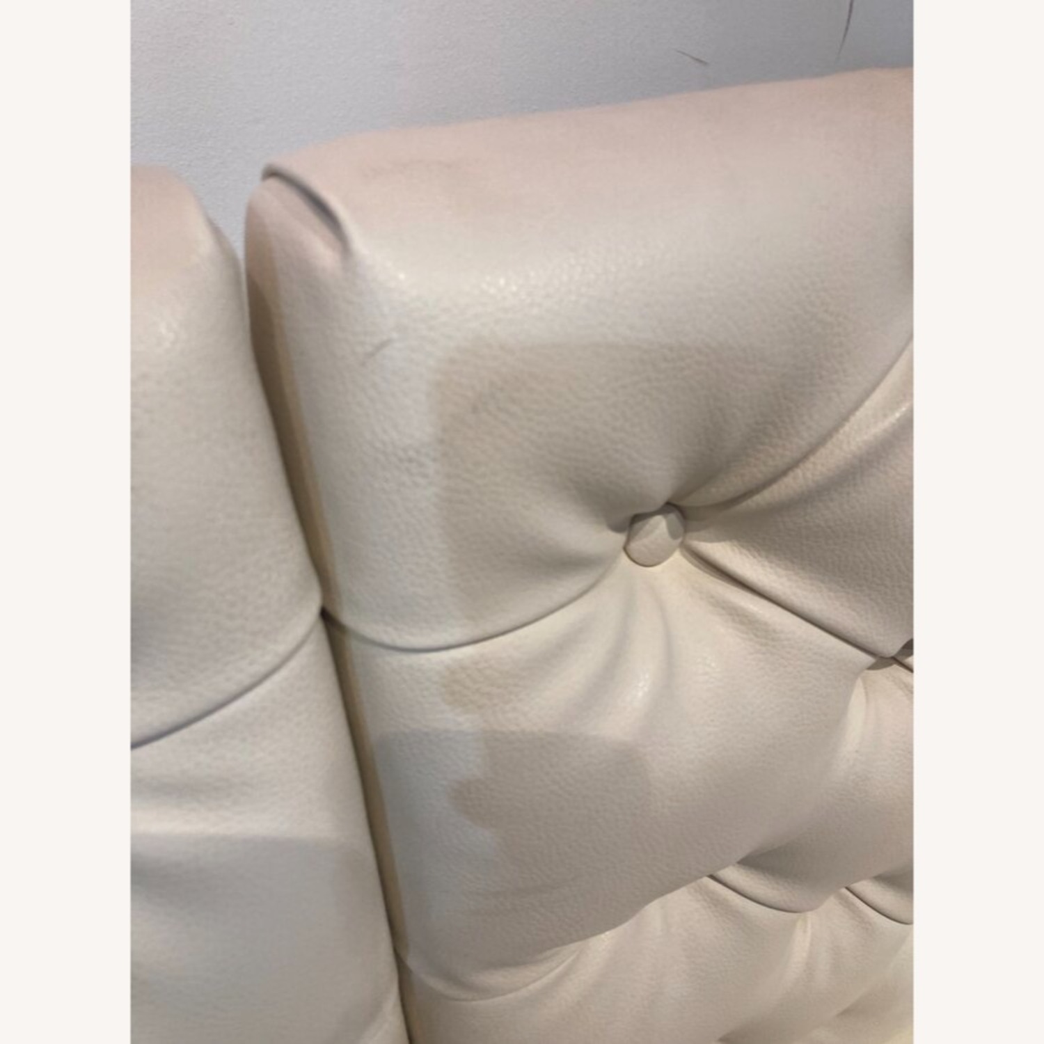 3pc Custom Tufted Leather Banquette Furniture - image-8