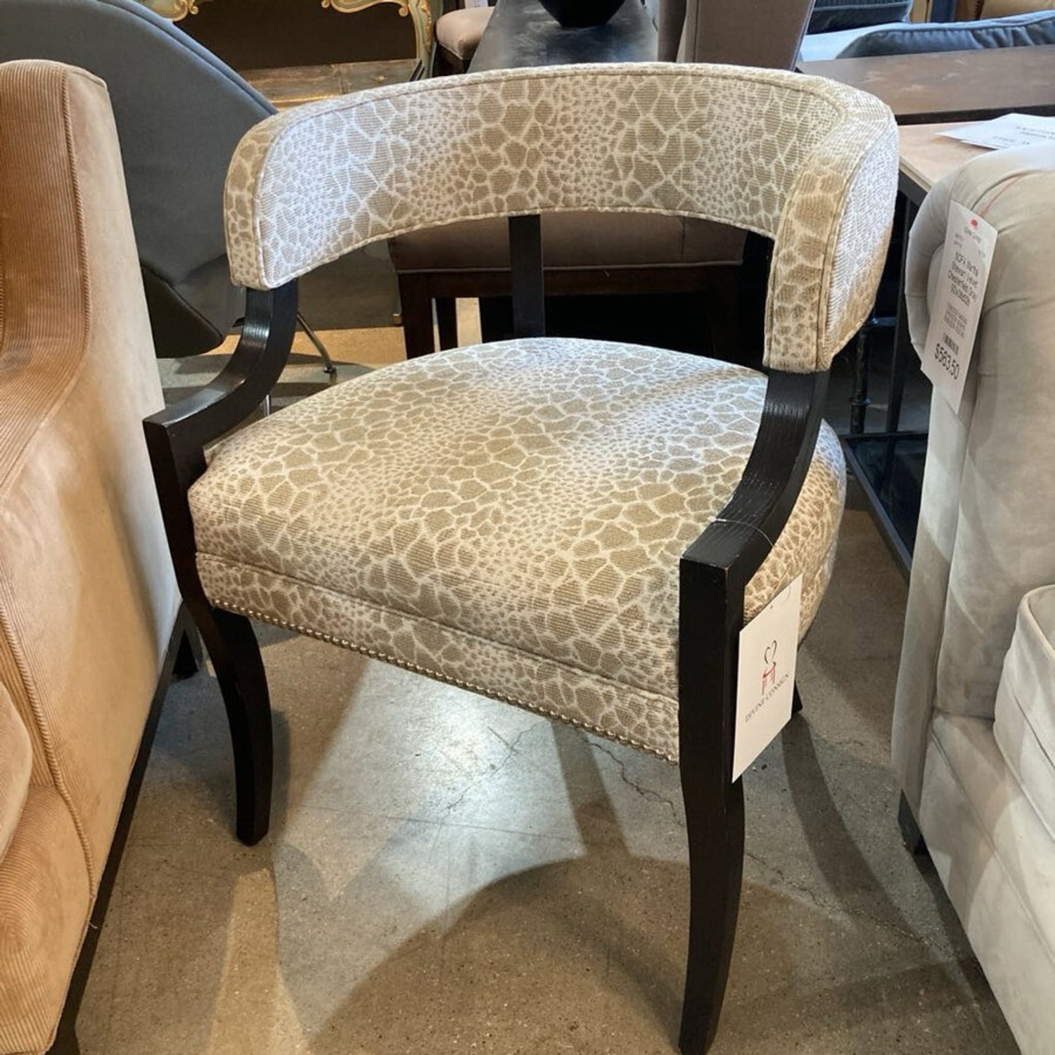 Vanguard Thom Filicia Otisco Curved Back Chair - image-1