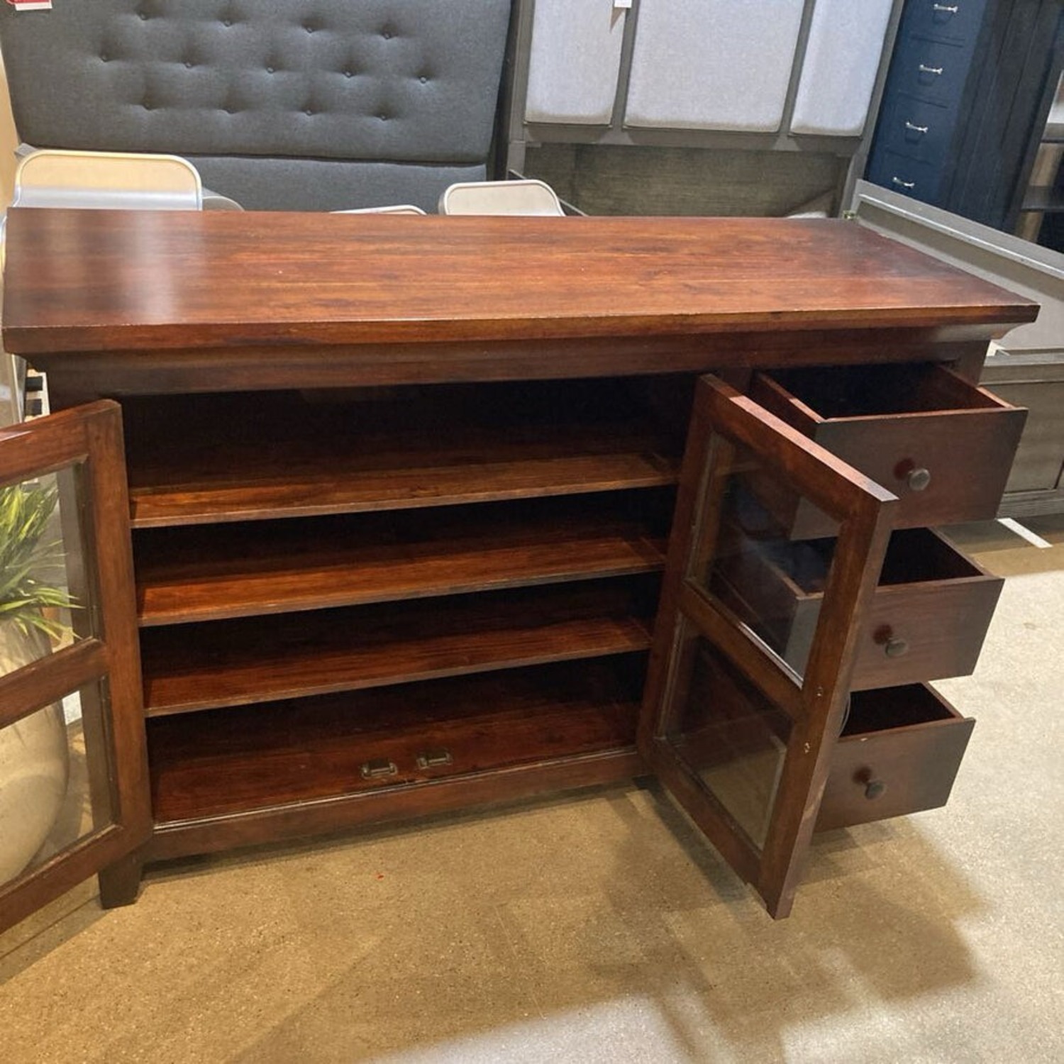Crate & Barrel Kavari 3-Drawer Media Console - image-6