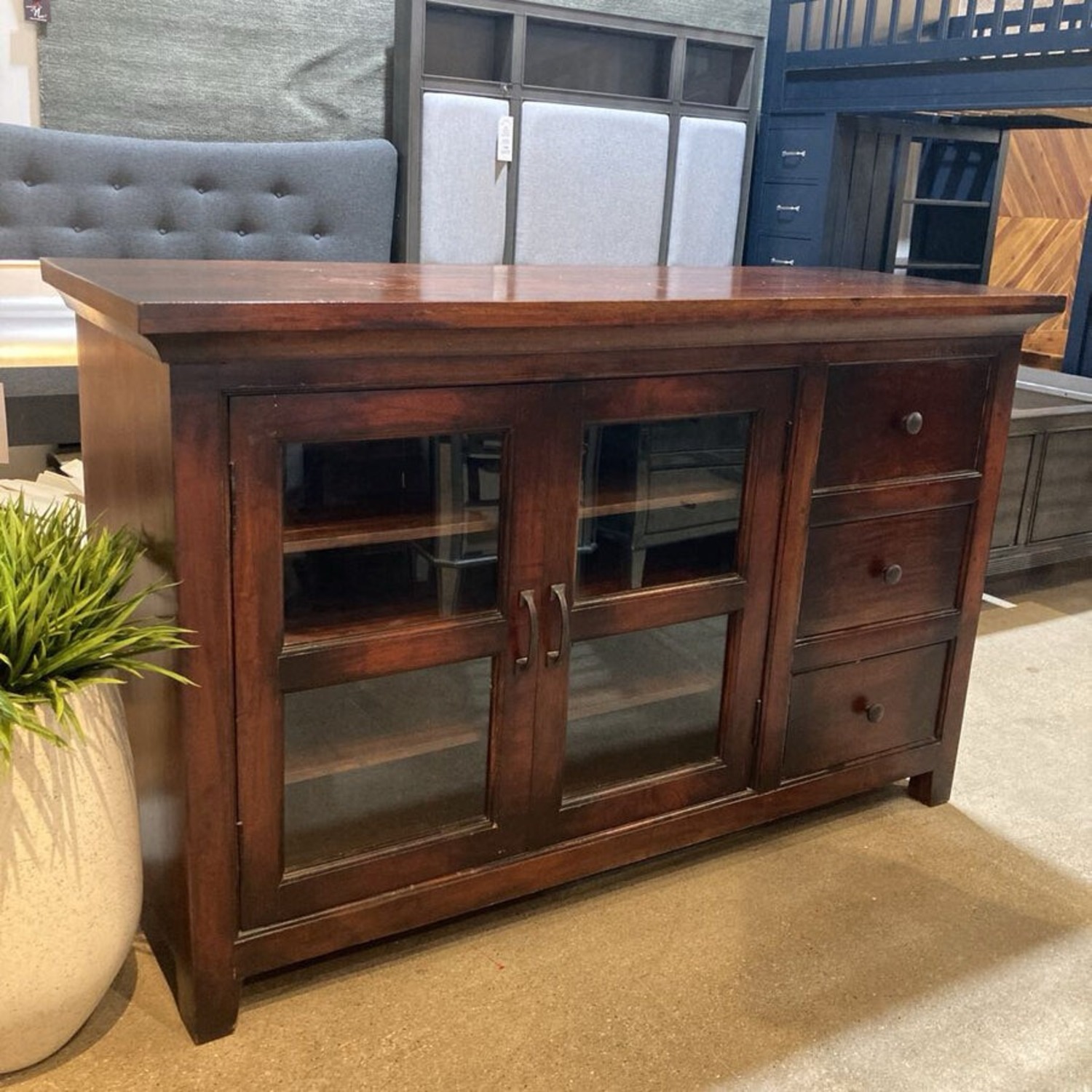 Crate & Barrel Kavari 3-Drawer Media Console - image-2